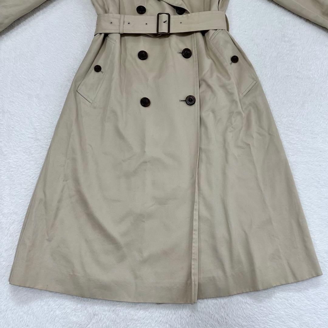 バーバリーブルーレーベル トレンチコート ノバチェック ロング丈 40（L）