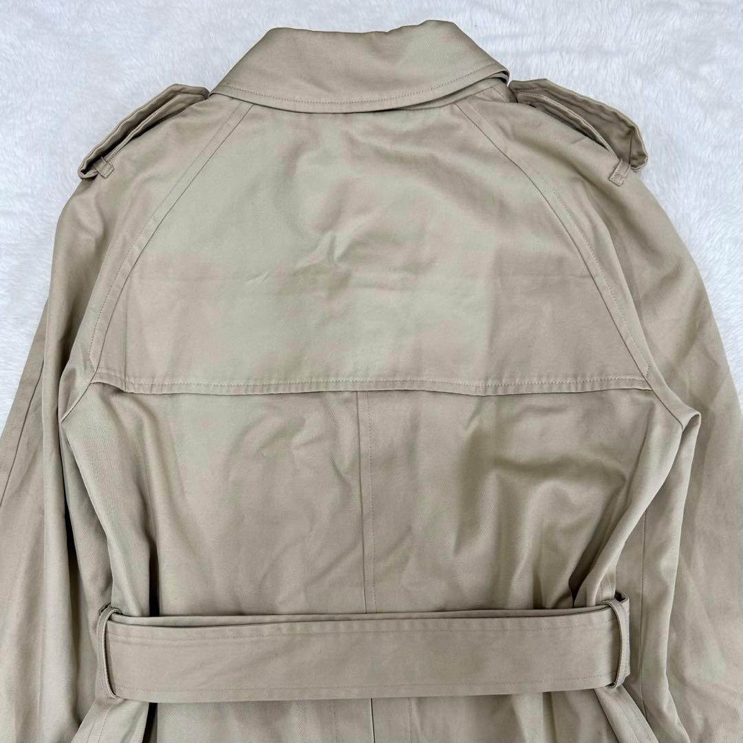 バーバリーブルーレーベル トレンチコート ノバチェック ロング丈 40（L）