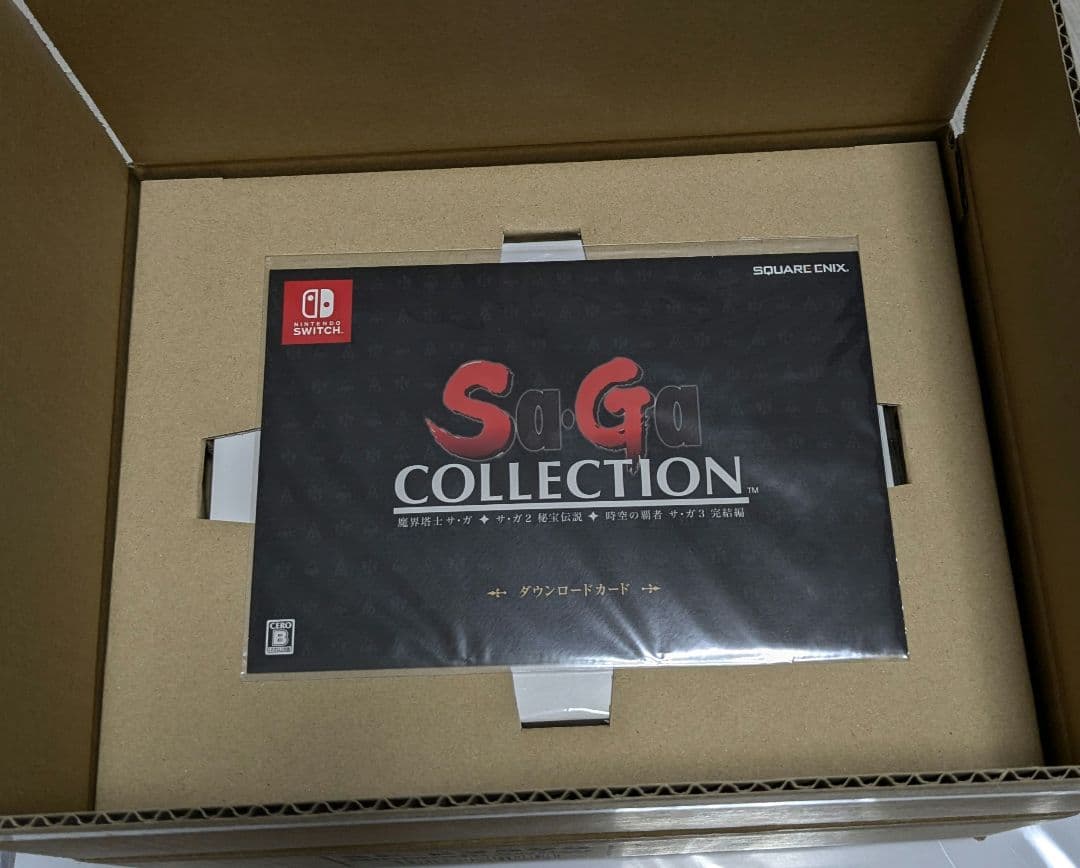 特典未開封　サガ30周年記念BOX　「神」中古美品　ダウンロードコード使用済み