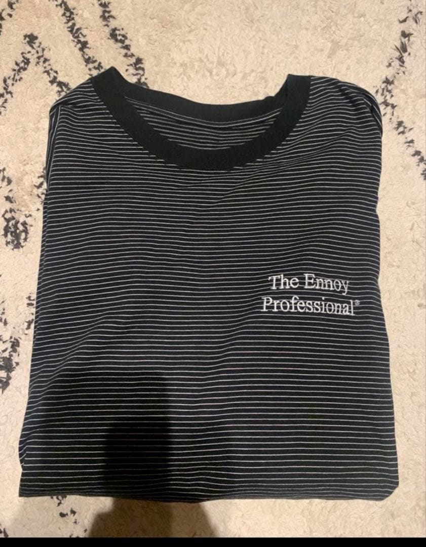 ちゃまちゃま様　ennoy エンノイ S/S ボーダー Tシャツ 22SS