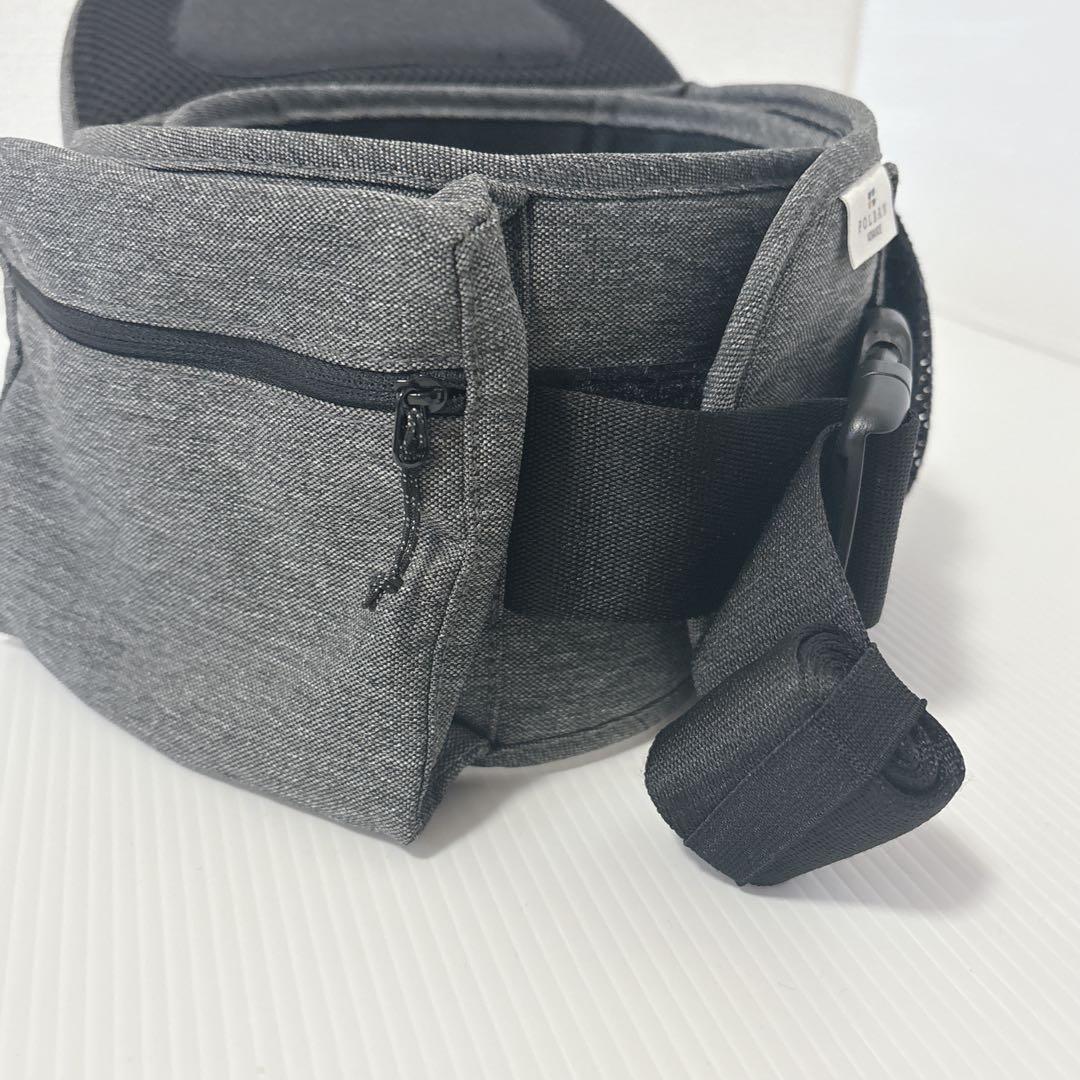 【美品】POLBAN ADVANCE ヒップシート ショルダー付き グレー