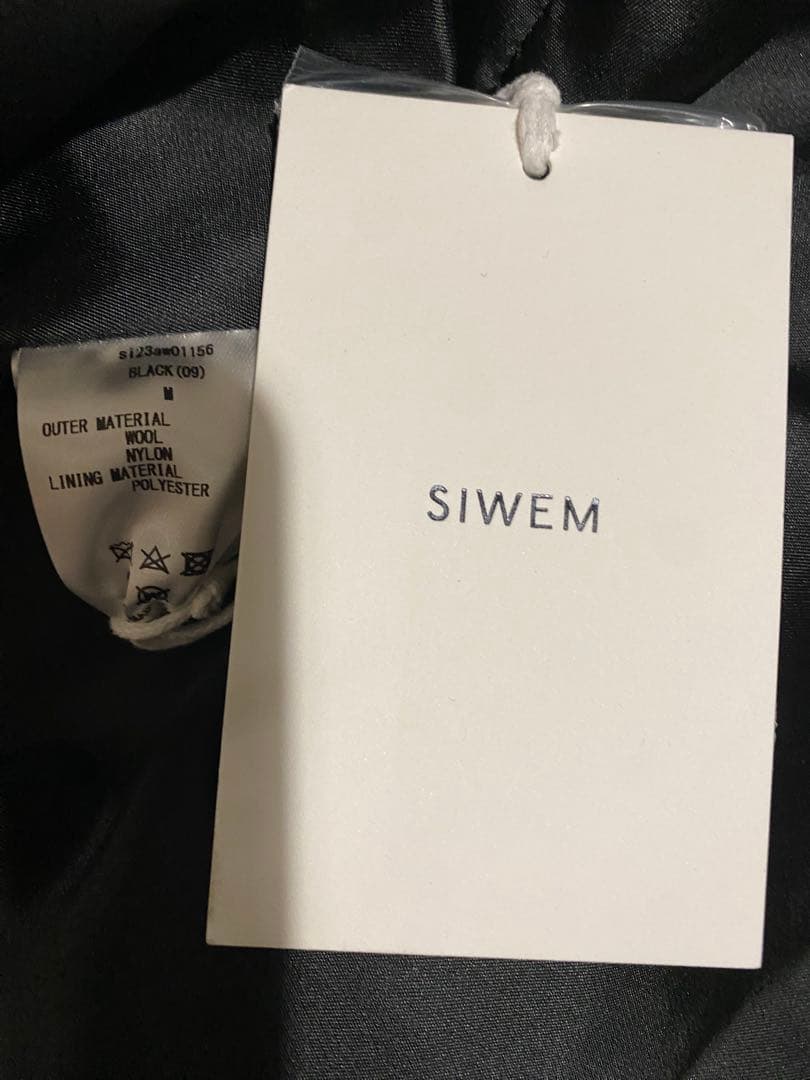 【未使用品】SIWEM SUPER140S MELTON COAT Mサイズ