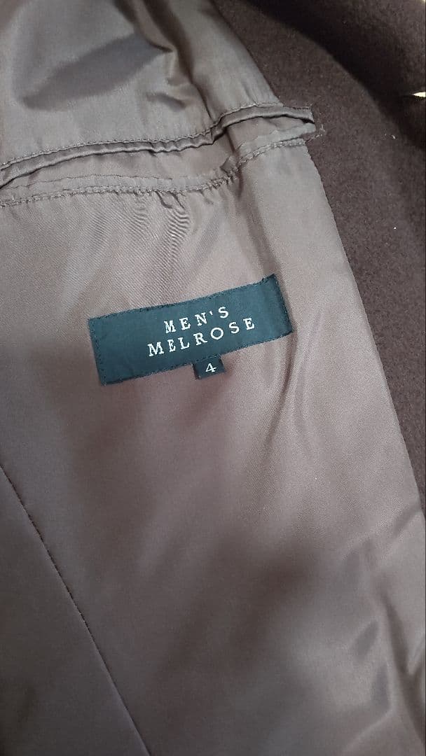 MEN 'S MELROSE ウールトコート