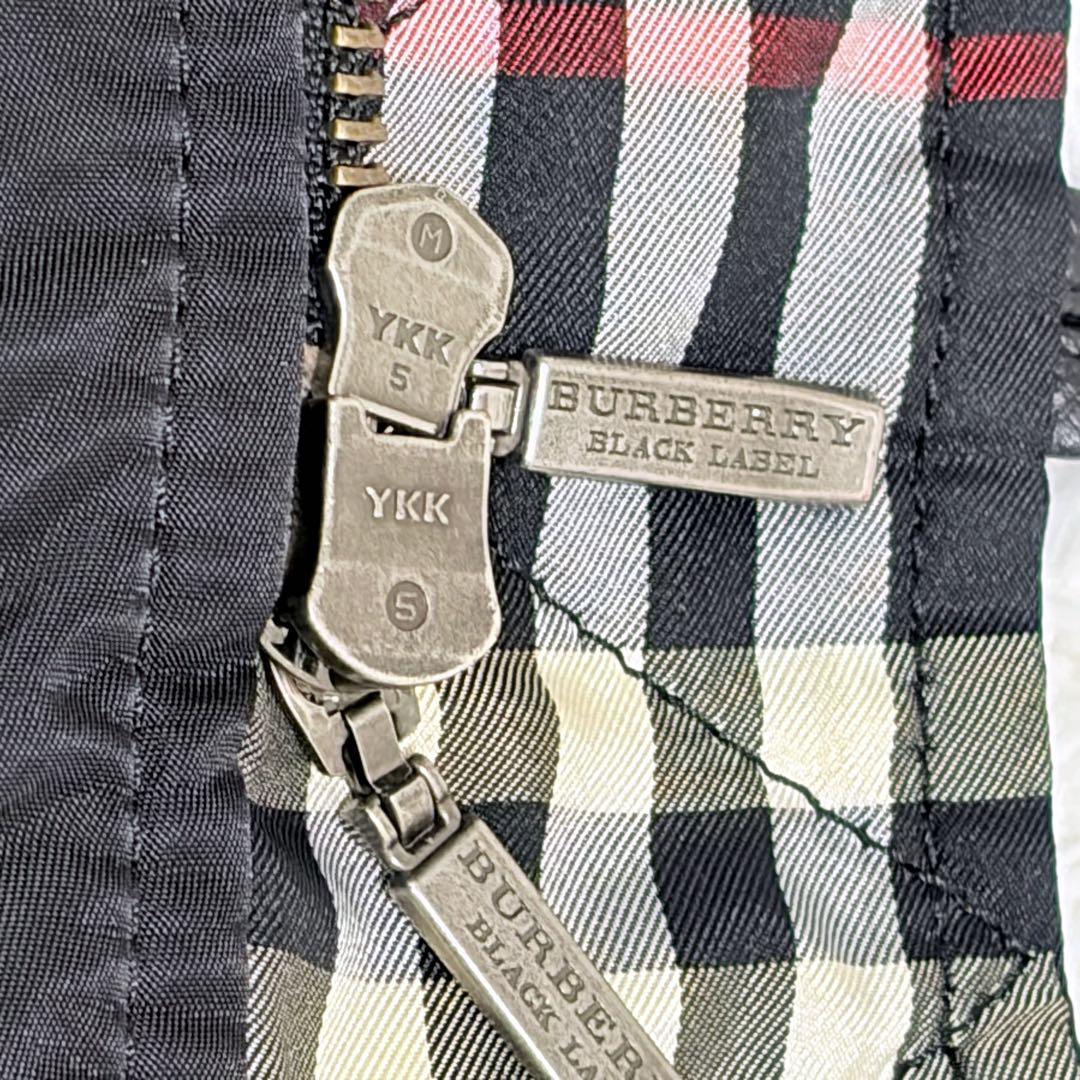 Burberry バーバリーブラックレーベル 中綿モッズコート 上品ブラック