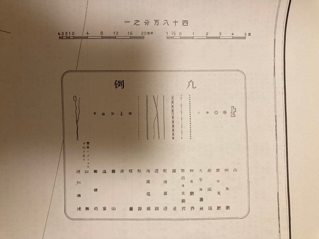 【超希少・戦前】台湾地図　古地図　48万分の1 復刻　日本統治時代　大日本帝国