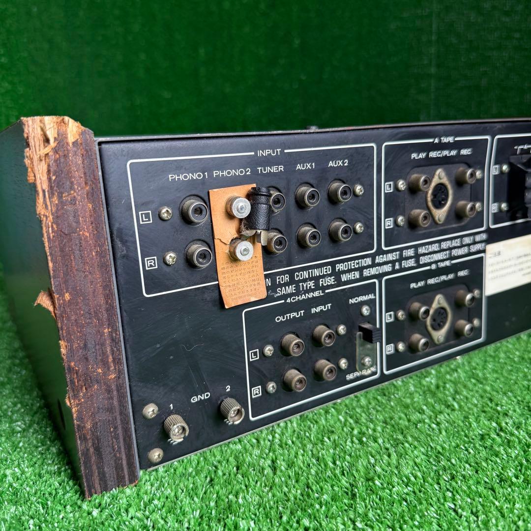 a 82】昭和レトロ/TRIOトリオ KA-7006/プリメインアンプ/現状品