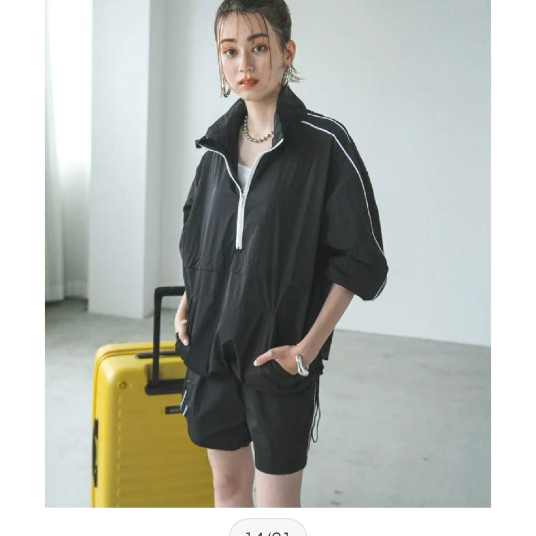 完売品　夢展望　ラッシュガード　アノラック　L ブラック