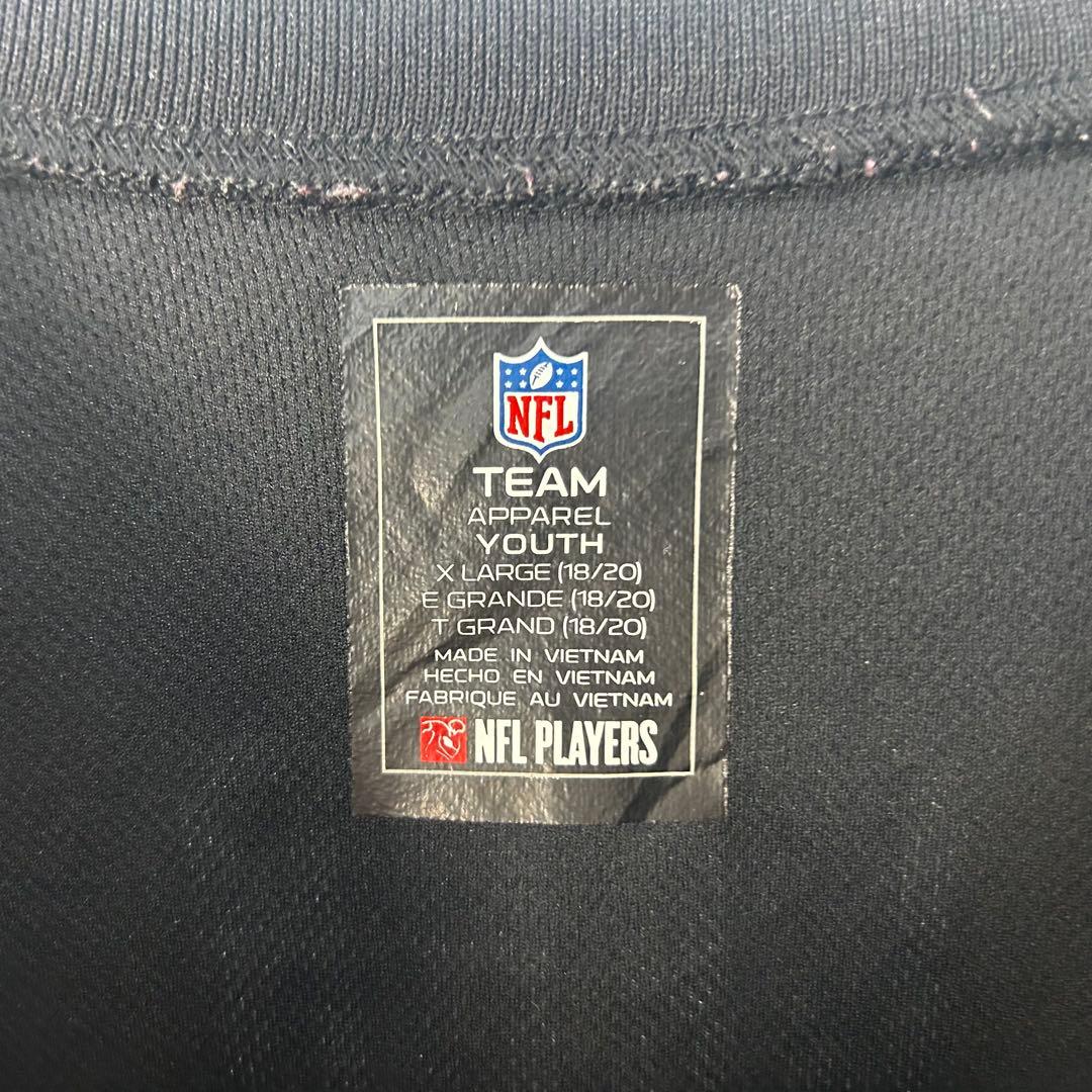 NFL プリントチームロゴ レイダース アメフトゲームシャツ XL 5482