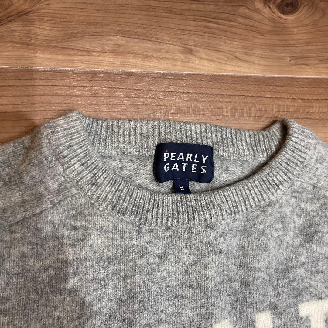千*孝様 【美品】PEARLY GATES⭐︎パーリーゲイツwool sweat