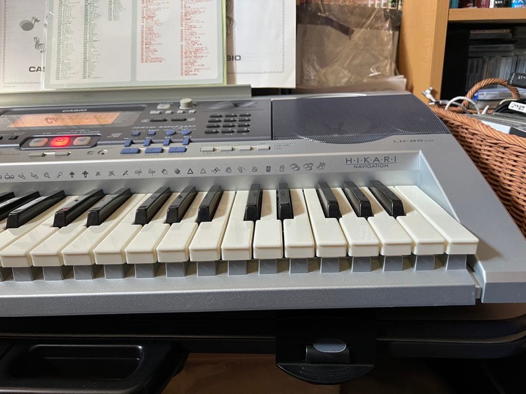 【動作良好 スタンド取説 付】カシオ 電子ピアノ LK-88CD