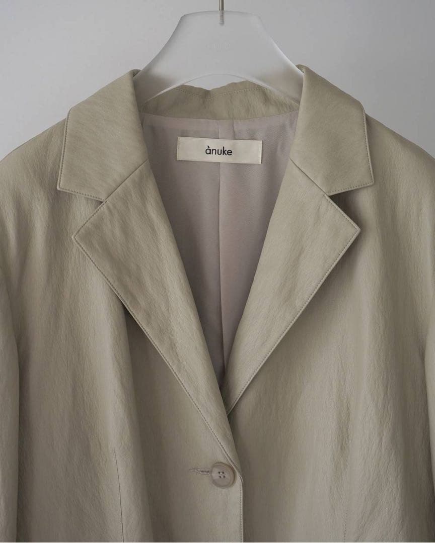 ジャケット・アウター anuke Ecoleather Tailored Jacket
