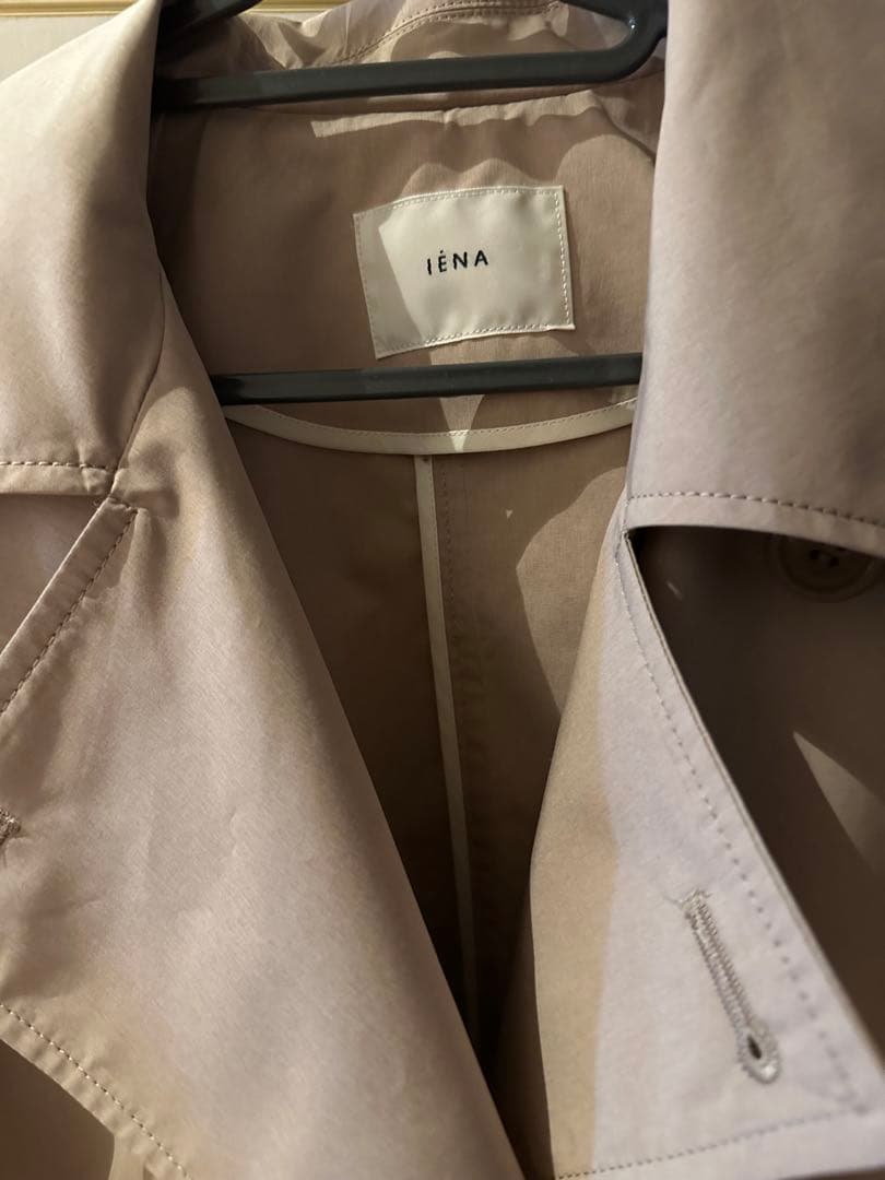【26SS】IENA ポプリンオーバーショートコート◆ベージュB サイズ36