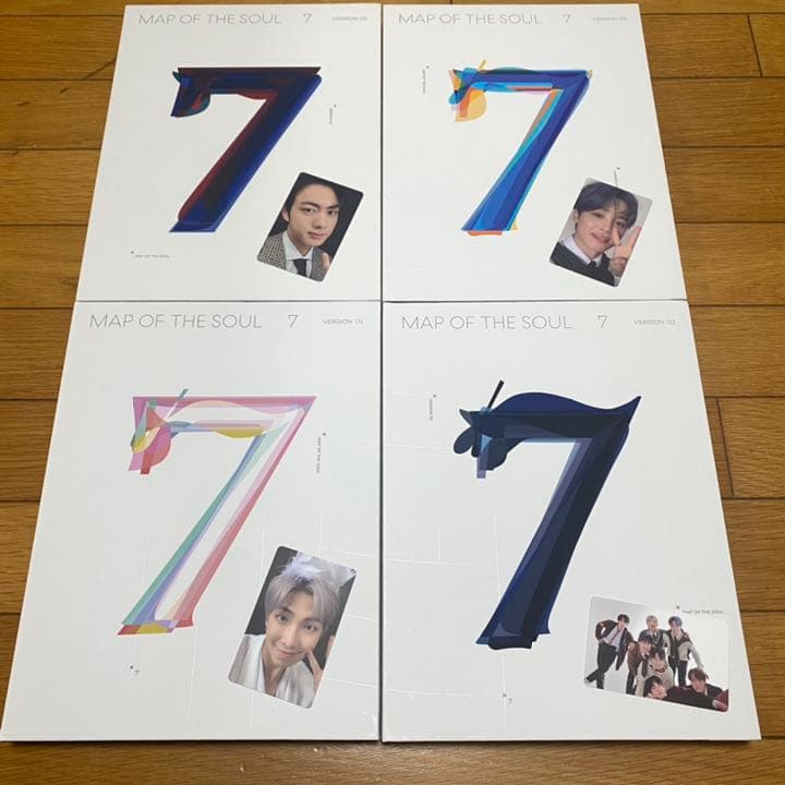MAP OF THE SOUL 7 トレカ付き4形態セット