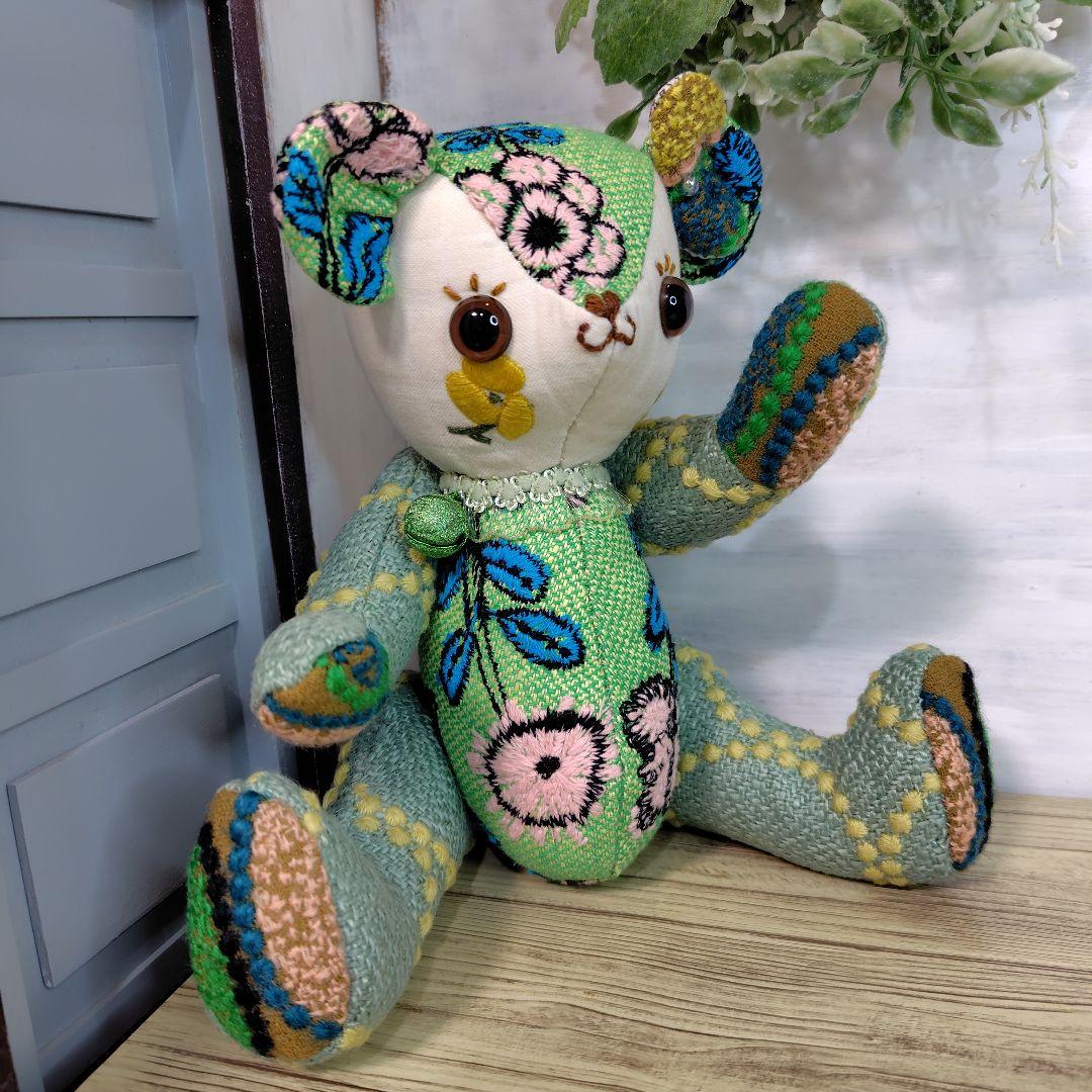 ミナペルホネン＊ハンドメイド＊ぬいぐるみ＊テディベア＊88