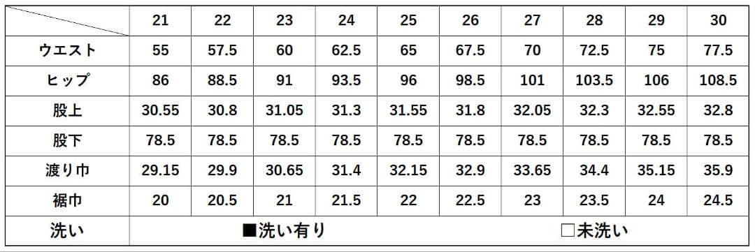ANATOMICA 618 MARILYN 1 サイズ24　デニム ハイウエスト