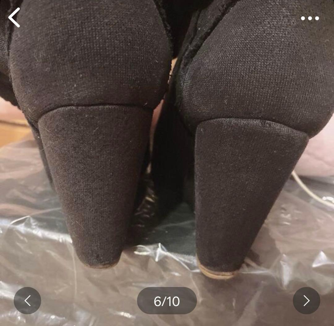 CHANEL オープントゥブーツ 24.5cm