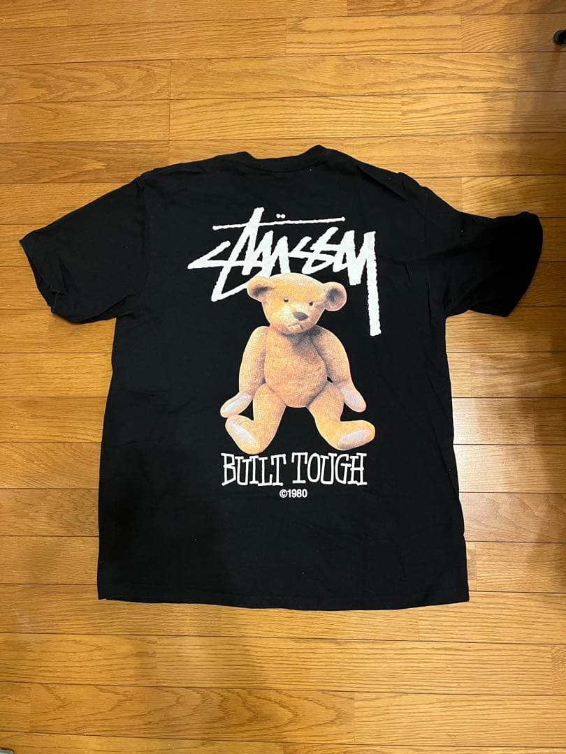 Stüssy クマデザイン Tシャツ ブラック