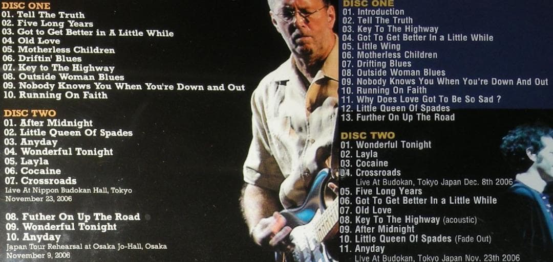Eric Clapton 2006年日本武道館 4CD ＋ 2CD ＋ 2CD