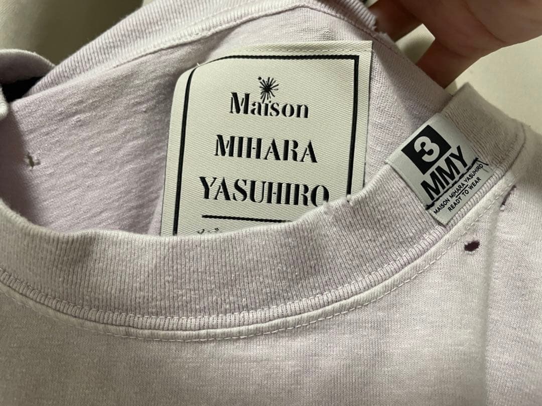 Maison Mihara Yasuhiro ピンク Tシャツ 46