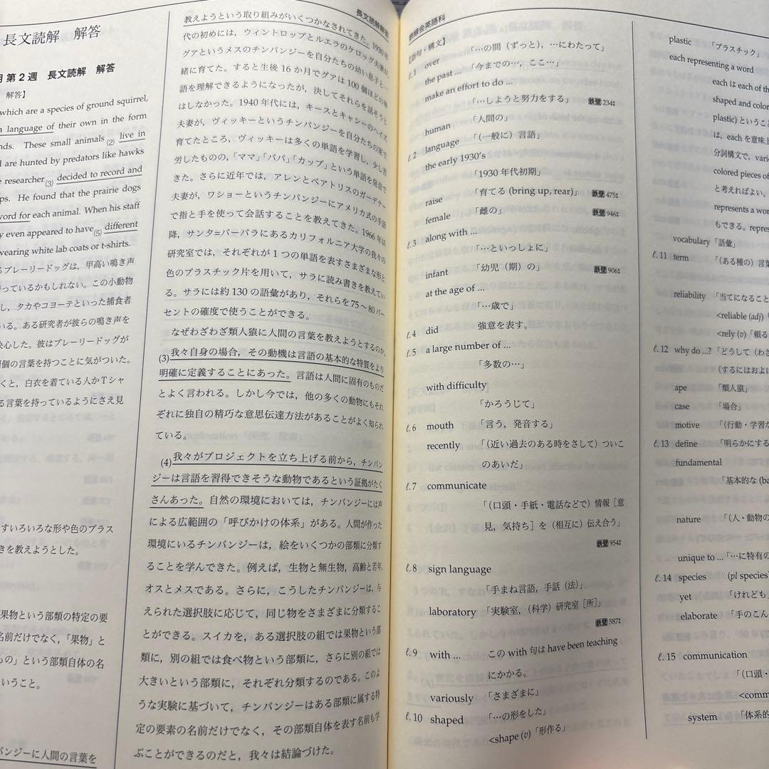 鉄緑会　高3英語　復習シリーズ