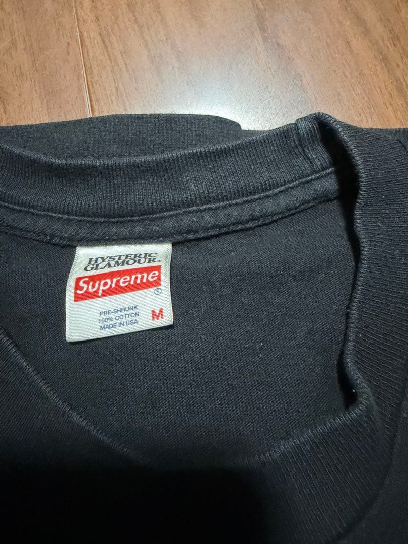 21ss supreme hysteric glamour コラボ ロンT