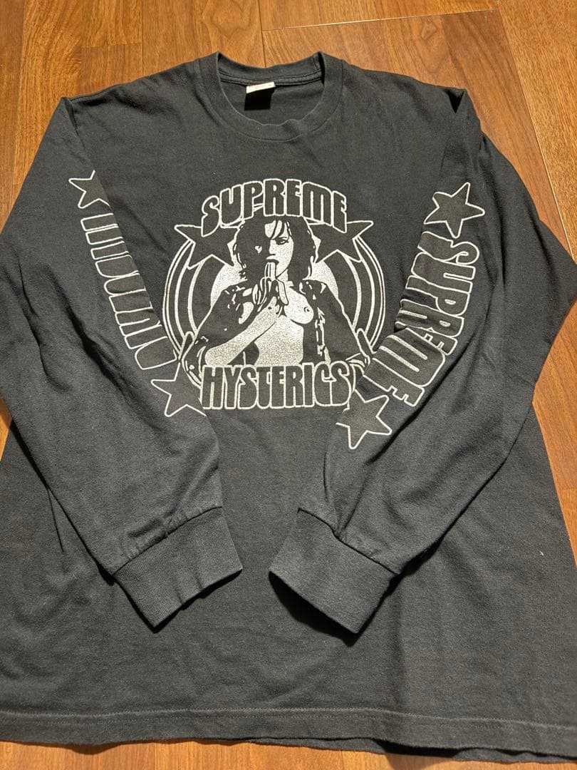 21ss supreme hysteric glamour コラボ ロンT