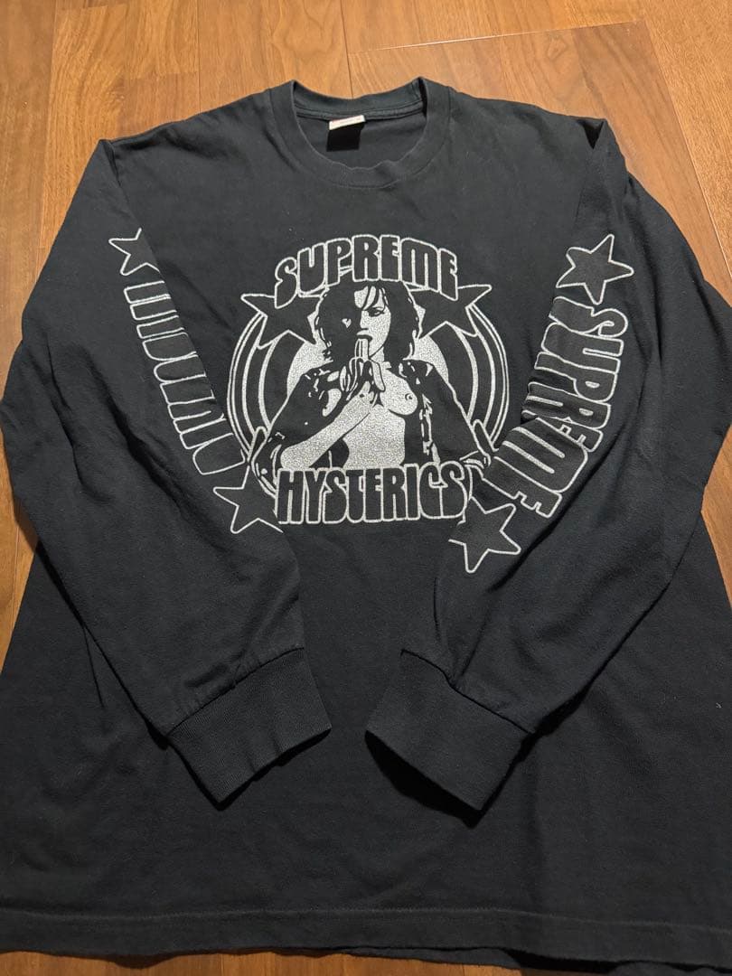 21ss supreme hysteric glamour コラボ ロンT