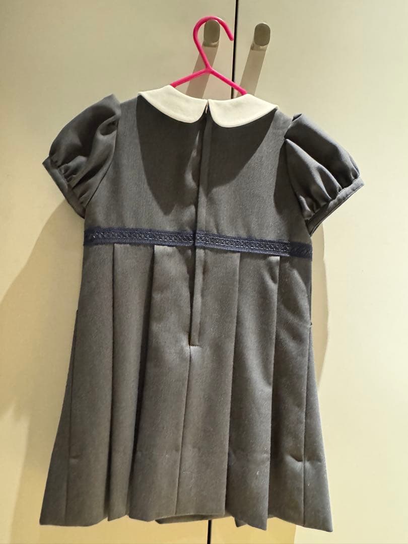 Leina(カリニッシモ)グレー ワンピース 90-95cm お受験