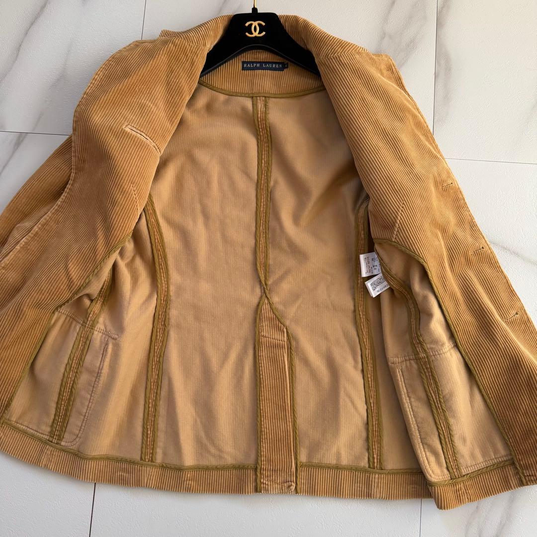 Ralph Lauren テーラード ジャケット コーデュロイ エルボーパッチ