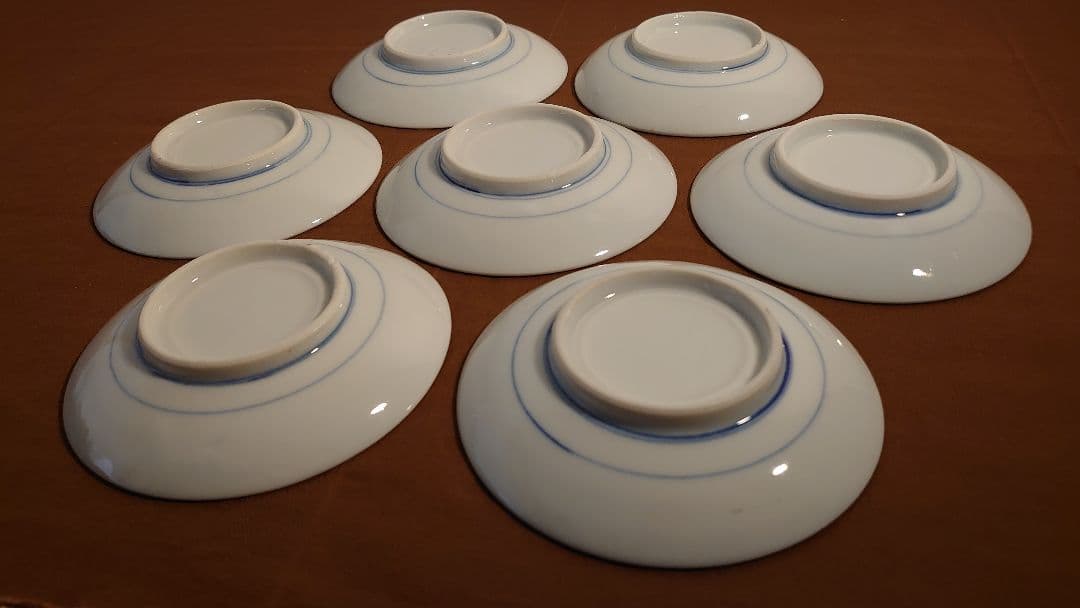 伊万里　伊万里　色絵　金襴手　菓子皿　豆皿　蔵出し　７客