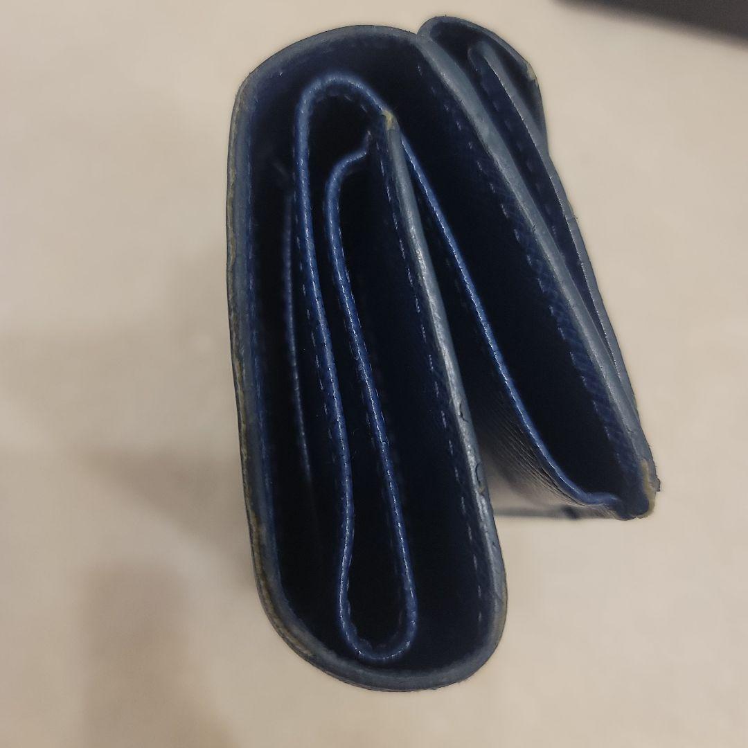 Y*✨様 PRADA 三つ折り財布 ネイビー