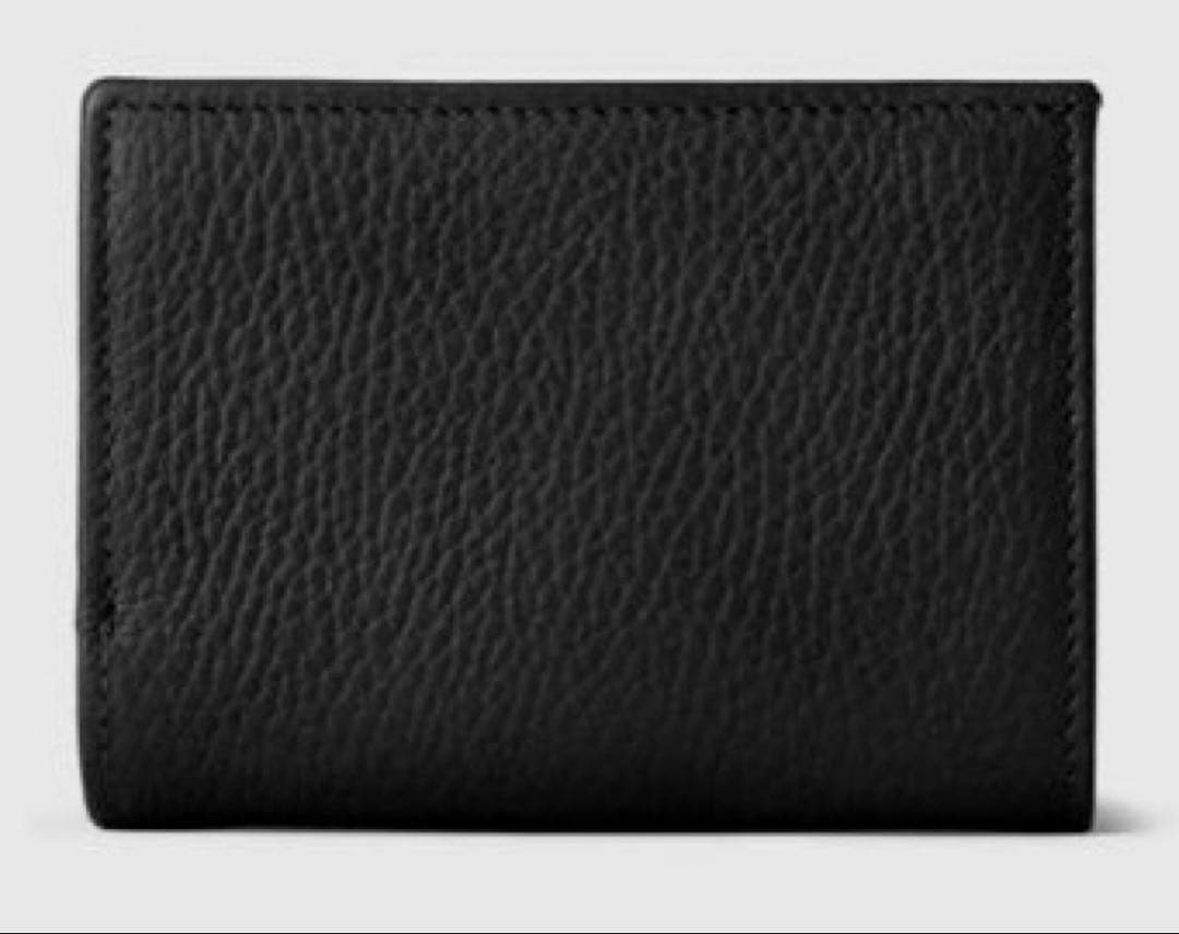 GUCCI ダブルGウォレット ブラックレザー