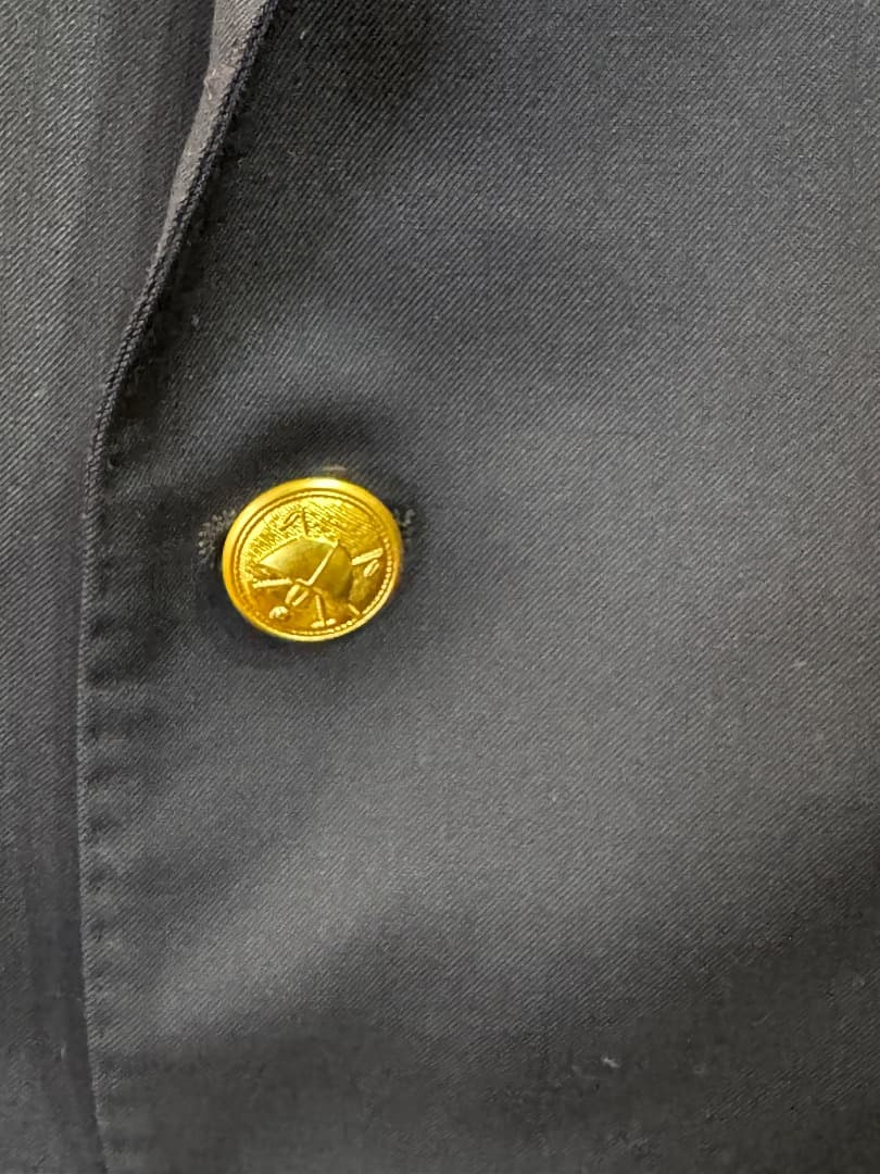 ポロラルフローレン Poloウールツイルブレザー 金ボタンスポーツコート 40S
