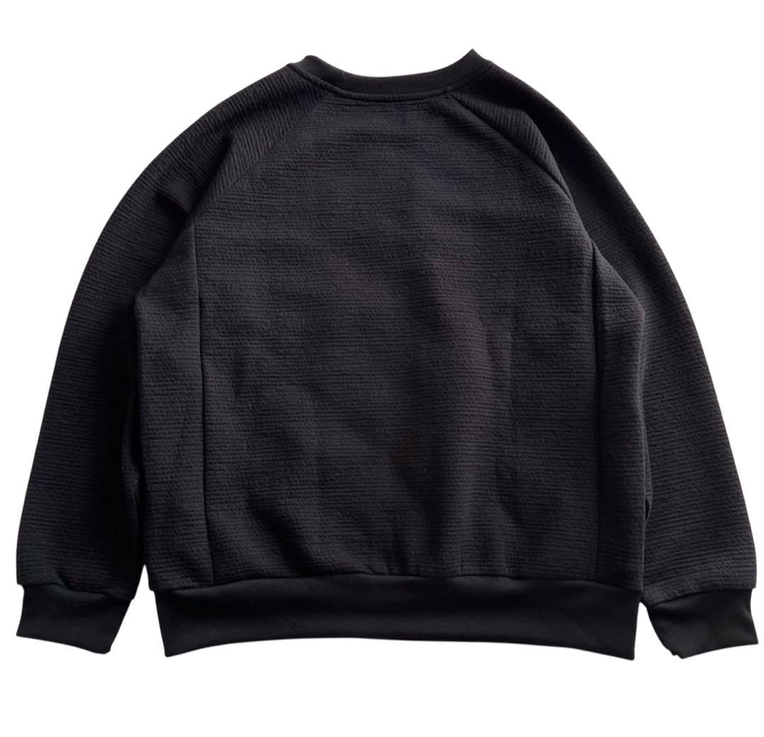 美品 ANTIQUA GOLF×STCH キルトトップス ゴルフウェア 黒