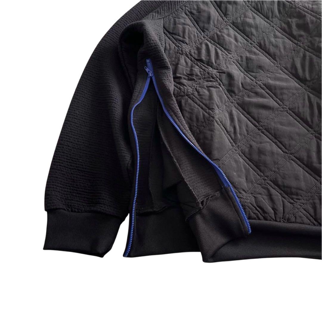 美品 ANTIQUA GOLF×STCH キルトトップス ゴルフウェア 黒