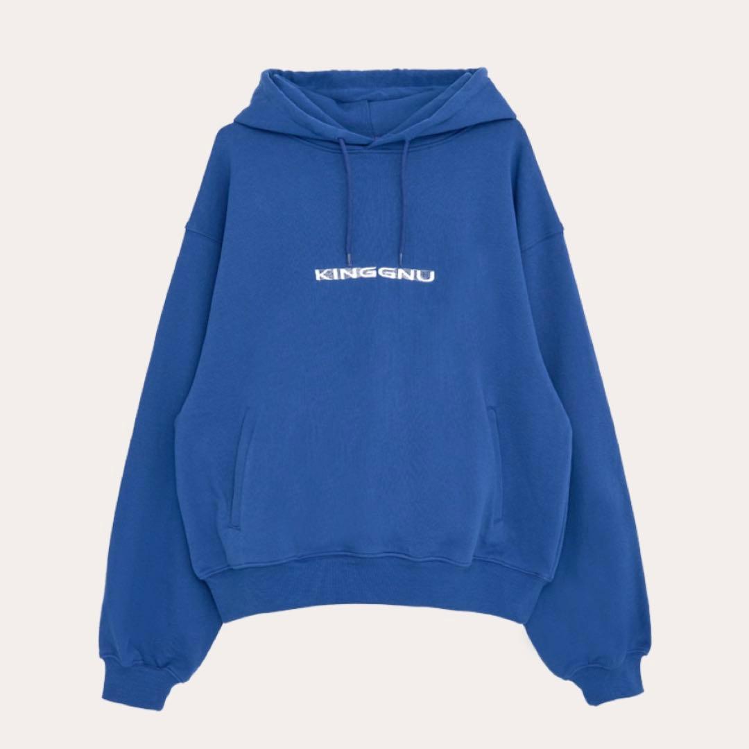 KingGnu CEN+RAL TOUR 2026オフィシャルグッズフーディー青
