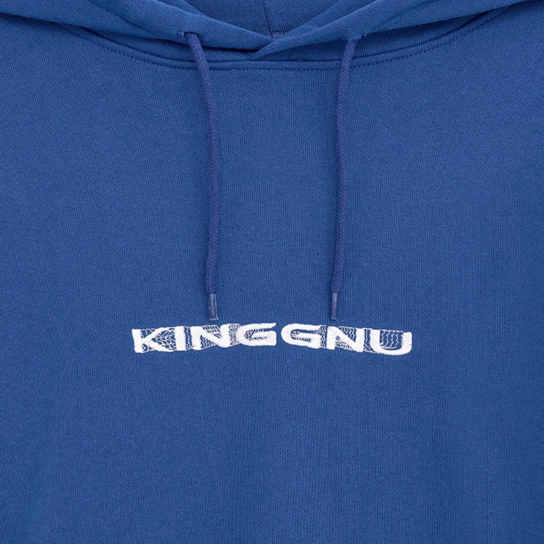 KingGnu CEN+RAL TOUR 2026オフィシャルグッズフーディー青