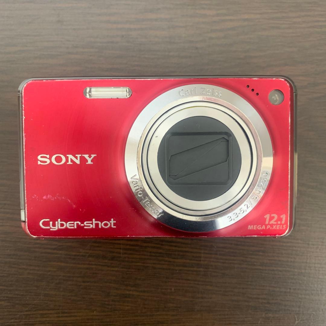 SONY DSC-W270 レッド 動作品 充電器付