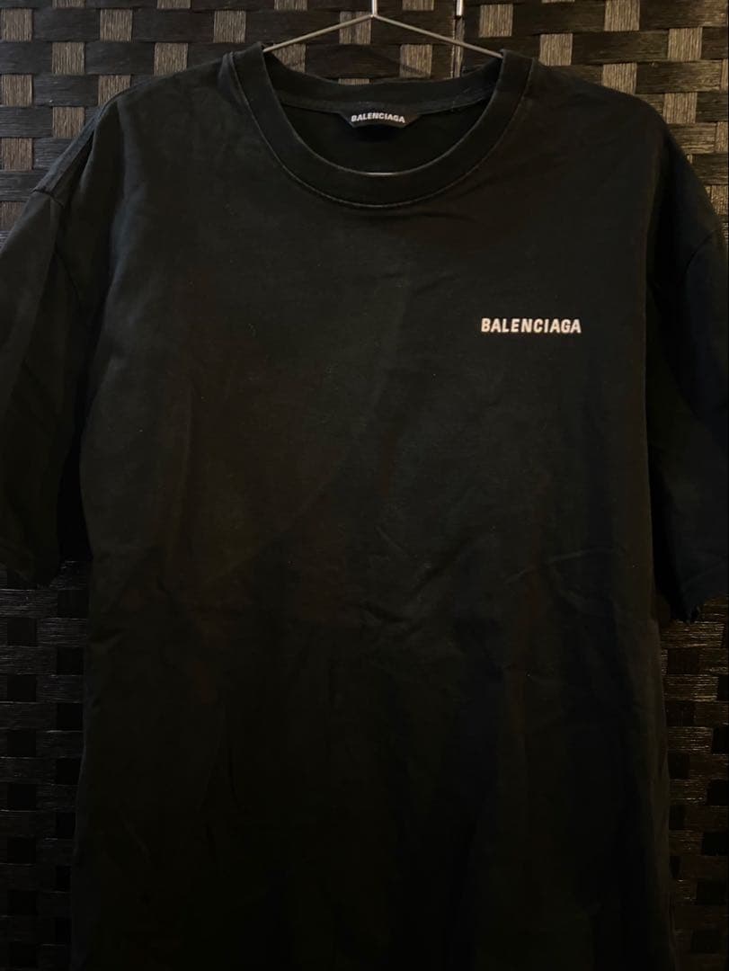 @ BALENCIAGA バレンシアガ　tシャツ　tee ロゴ　LOGO
