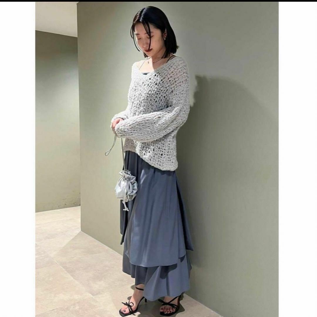 スナイデル♡ペーパーヤンプルオーバー×ギャザーキャミワンピ
