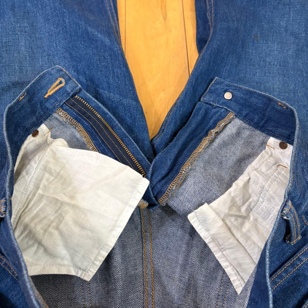 ☆PHEENY☆DENIM WIDE TUCK SLACKS　デニムパンツ　M