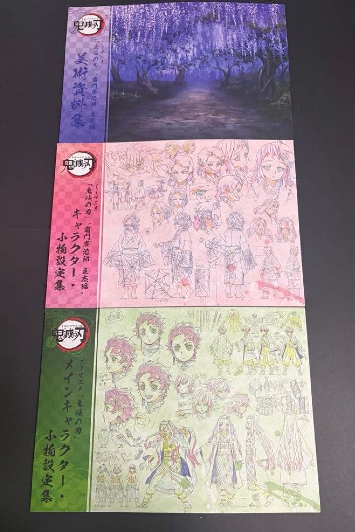 鬼滅の刃 竈門炭治郎 立志編 設定資料集 3冊セット