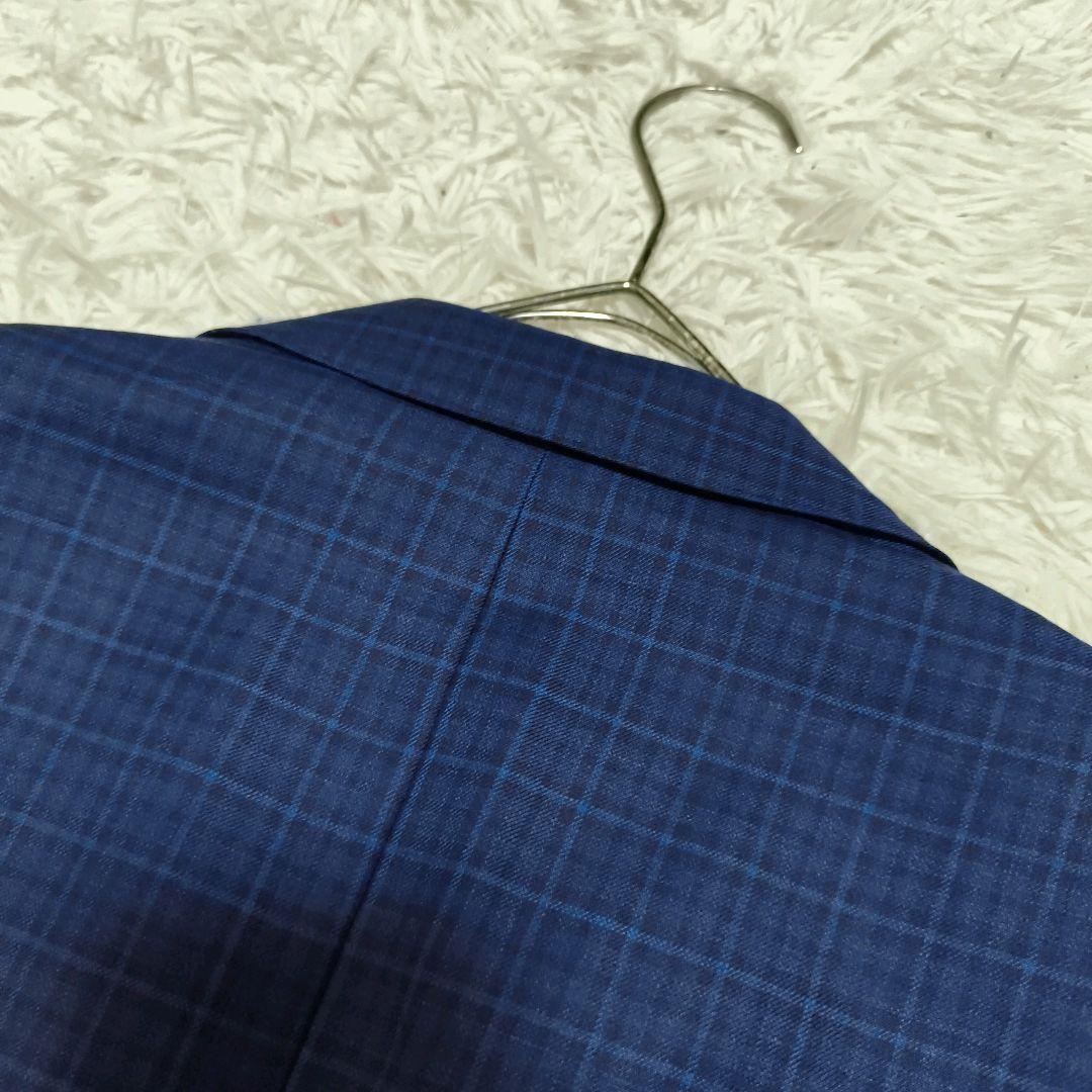 Savile Row zegna チェック柄テーラードジャケット