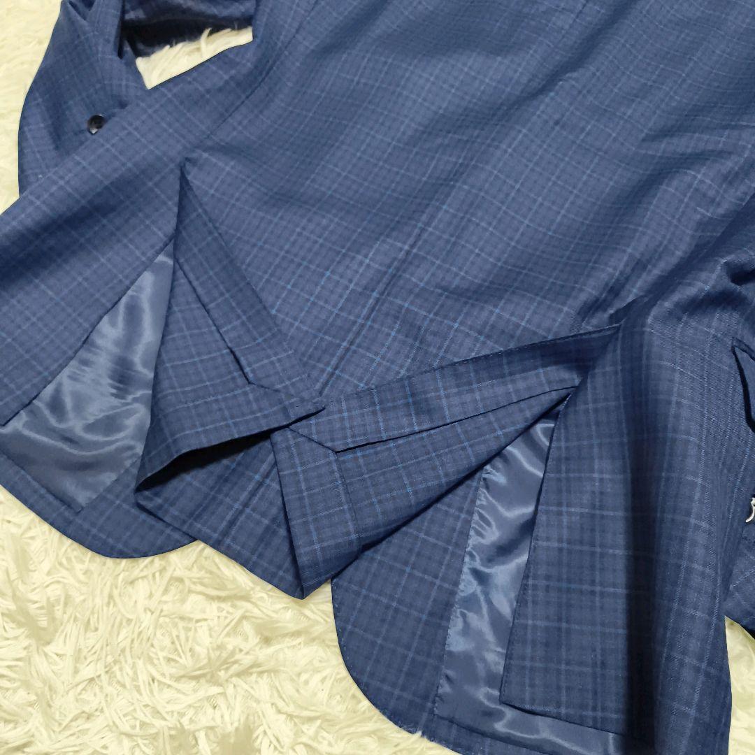 Savile Row zegna チェック柄テーラードジャケット