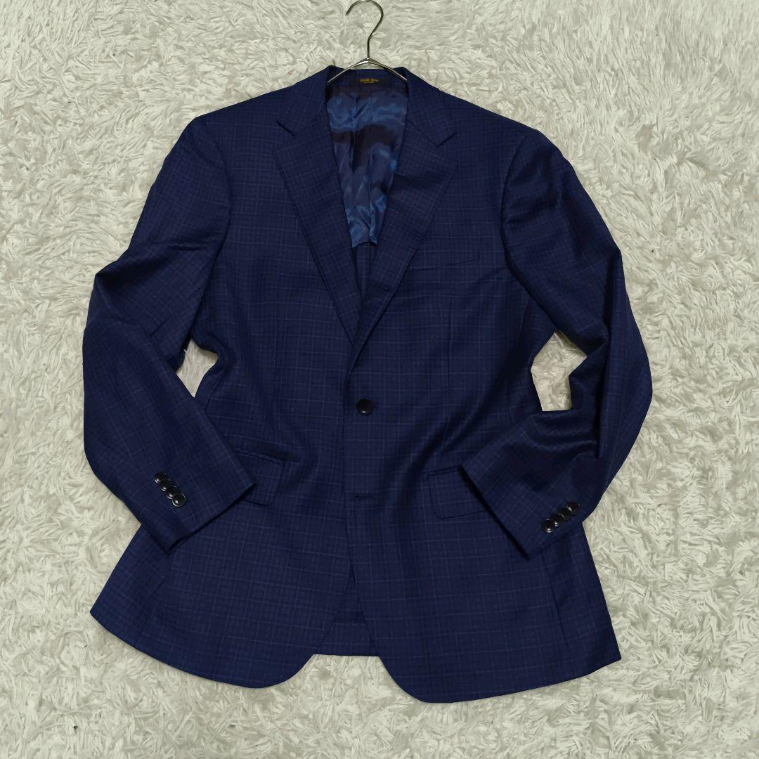 Savile Row zegna チェック柄テーラードジャケット