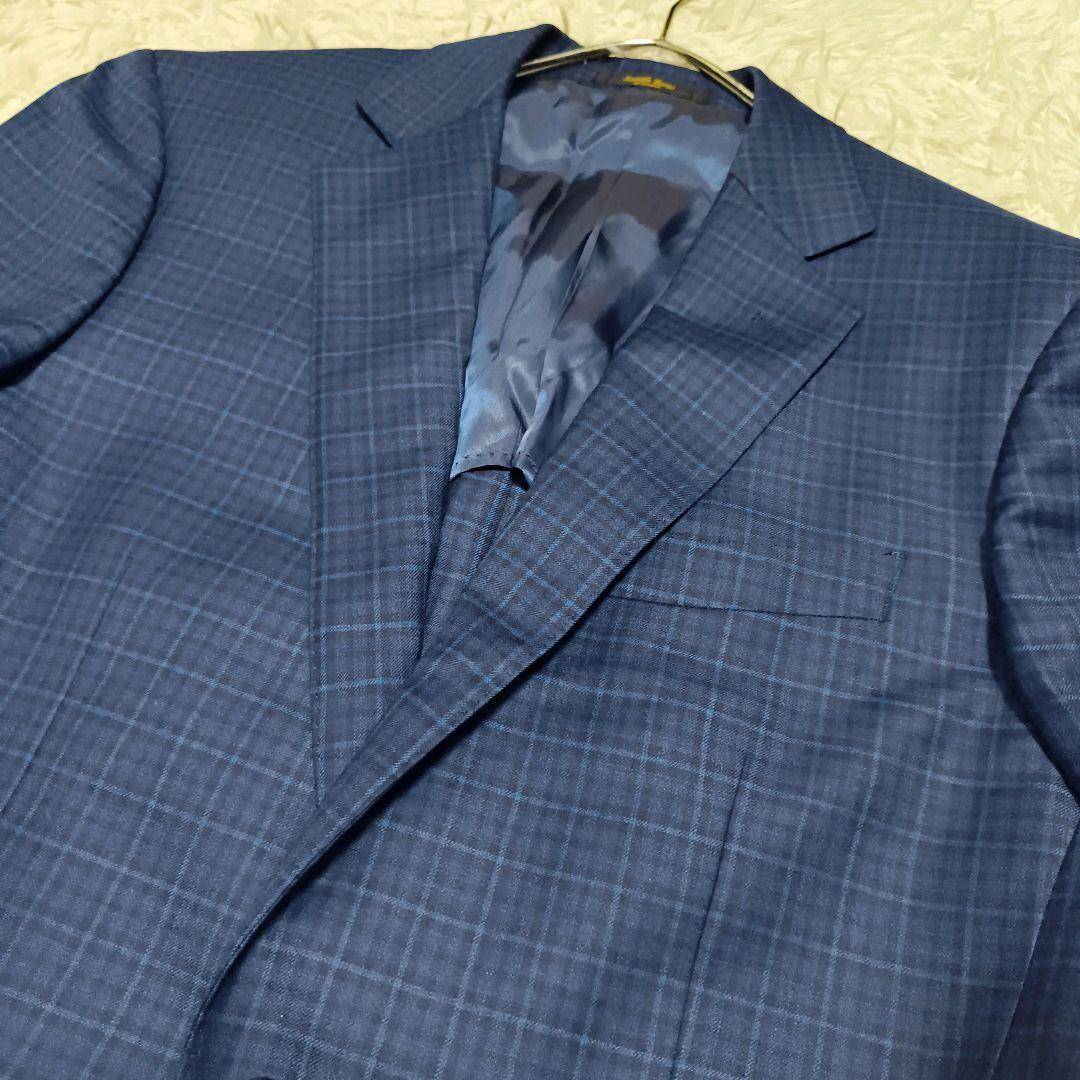 Savile Row zegna チェック柄テーラードジャケット