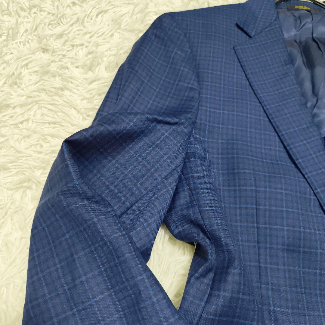 Savile Row zegna チェック柄テーラードジャケット