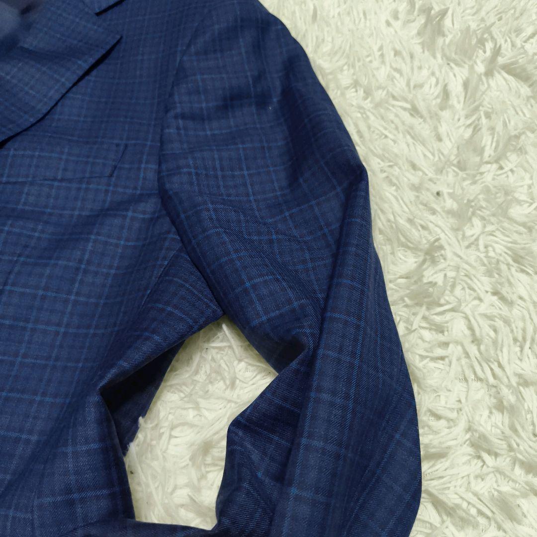 Savile Row zegna チェック柄テーラードジャケット