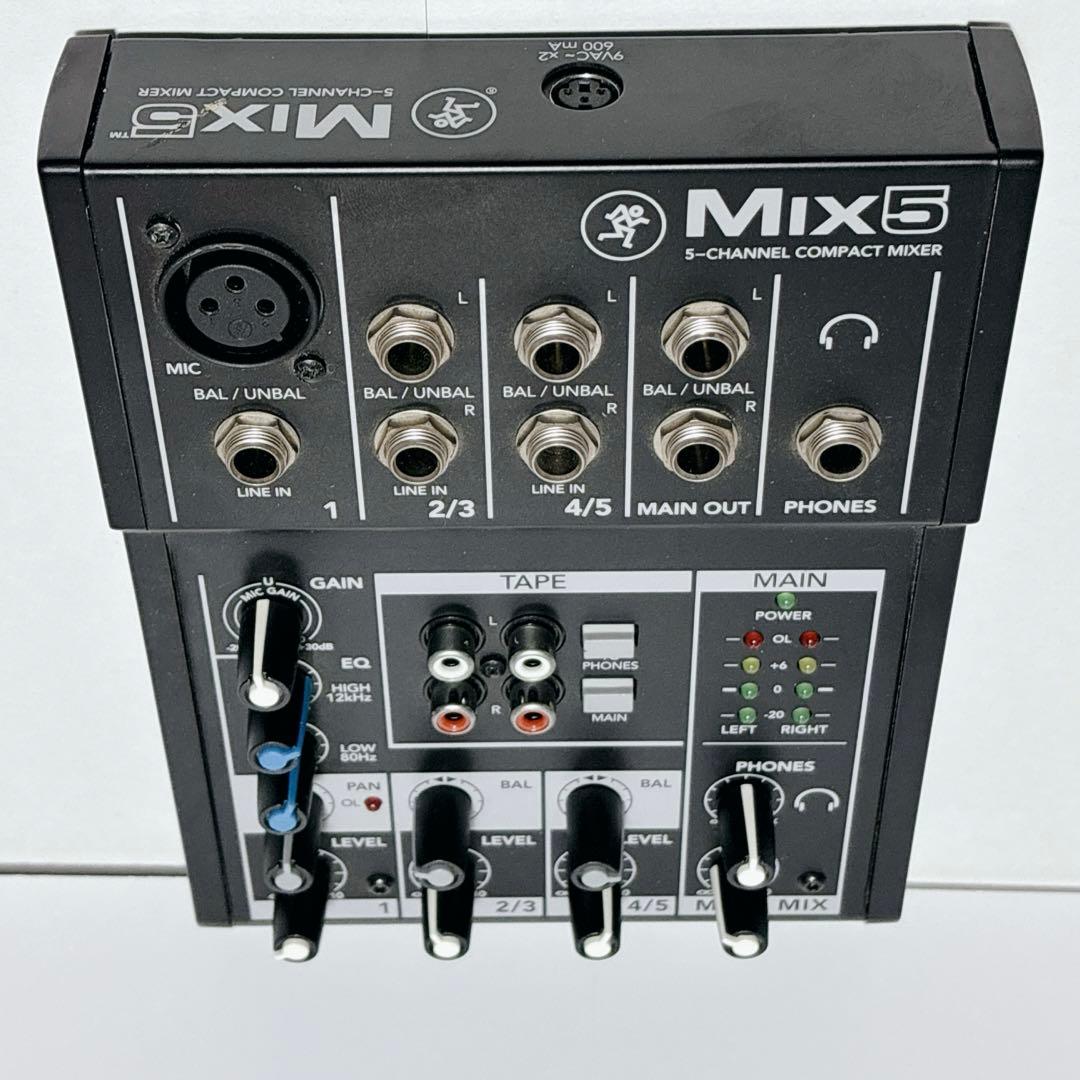 MACKIE マッキー MIX5 コンパクト アナログミキサー