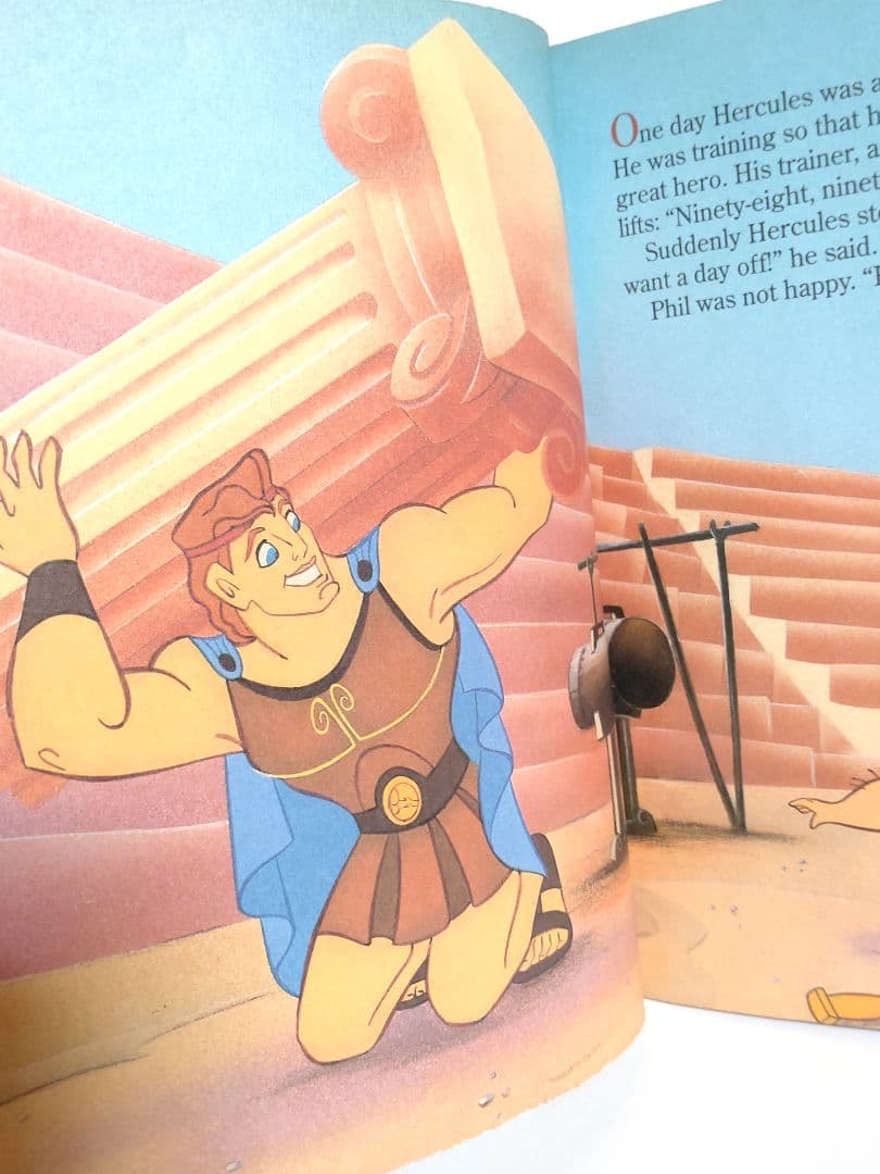 ヘラクレス Disney 絵本 英語 英字 洋書 ゴールデンブック 本